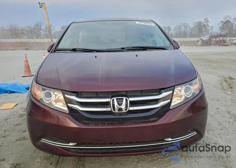 2015 Honda Odyssey Exl z USA, uszkodzony, nr VIN 5FNRL5H69FB066948